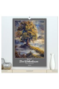 Yggdrasil - Der Baum des Lebens (hochwertiger Premium Wandkalender 2024 DIN A2 hoch), Kunstdruck in Hochglanz  - Der Baum des Lebens in wunderschönen Variationen! Fantasy vom Feinsten!