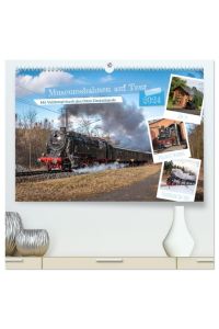 Museumsbahnen auf Tour (hochwertiger Premium Wandkalender 2024 DIN A2 quer), Kunstdruck in Hochglanz  - Museumsbahnen auf Tour beschreibt historische Eisenbahnen, die normalerweise in Museen oder auf stillgelegten Strecken ausgestellt sind und gelegentlich in Betrieb genommen werden.