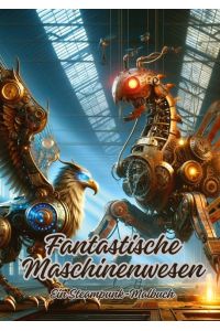 Fantastische Maschinenwesen  - Ein Steampunk-Malbuch