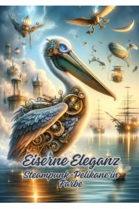 Eiserne Eleganz  - Steampunk-Pelikane in Farbe