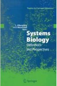 Systems Biology  - Definitions and Perspectives
