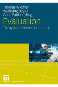 Evaluation  - Ein systematisches Handbuch
