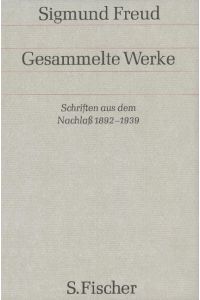 Schriften aus dem Nachlaß 1892-1938  - 1892-1938