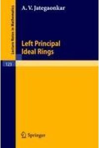 Left Principal Ideal Rings