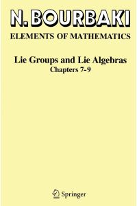 Lie Groups and Lie Algebras  - Chapters 7-9
