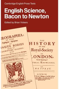 English Science  - Bacon to Newton
