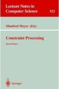 Constraint Processing  - Selected Papers