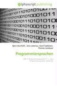 Programmiersprachen - PHP, C (Programmiersprache), C++, Java (Programmiersprache, JavaScript