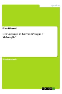 Der Verismus in Giovanni Vergas 'I Malavoglia'