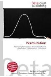 Permutation - Alternating Permutation, Binomial Coefficient, Combination, Combinatorics, Convolution