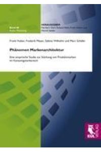 Phänomen Markenarchitektur  - Eine empirische Studie zur Stärkung von Produktmarken im Konsumgüterbereich