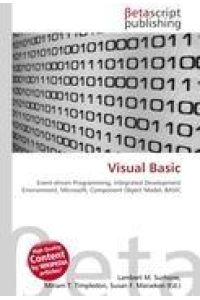 Visual Basic - Event-driven Programming, Integrated Development Environment, Microsoft, Component Object Model, BASIC