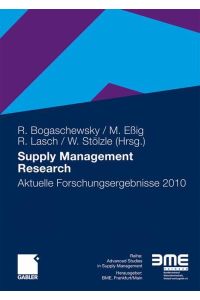 Supply Management Research  - Aktuelle Forschungsergebnisse 2010