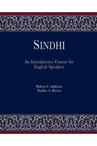 Sindhi  - An Introductory Course for English Speakers