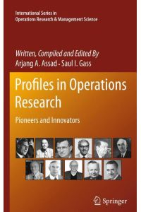 Profiles in Operations Research  - Pioneers and Innovators