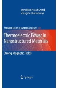 Thermoelectric Power in Nanostructured Materials  - Strong Magnetic Fields