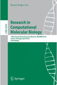 Research in Computational Molecular Biology  - 14th Annual International Conference, RECOMB 2010, Lisbon, Portugal, April 25-28, 2010, Proceedings
