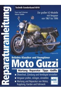 Moto Guzzi V-2  - Alle grossen V2-Modelle mit Vergaser von 1967 bis 1996