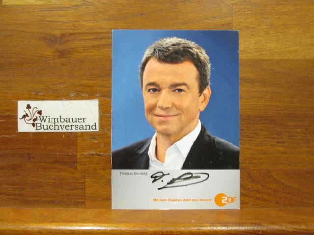 Autogramm THOMAS SKULSKI-ZDF-Moderator-Sportstudio-original signiert-AK 