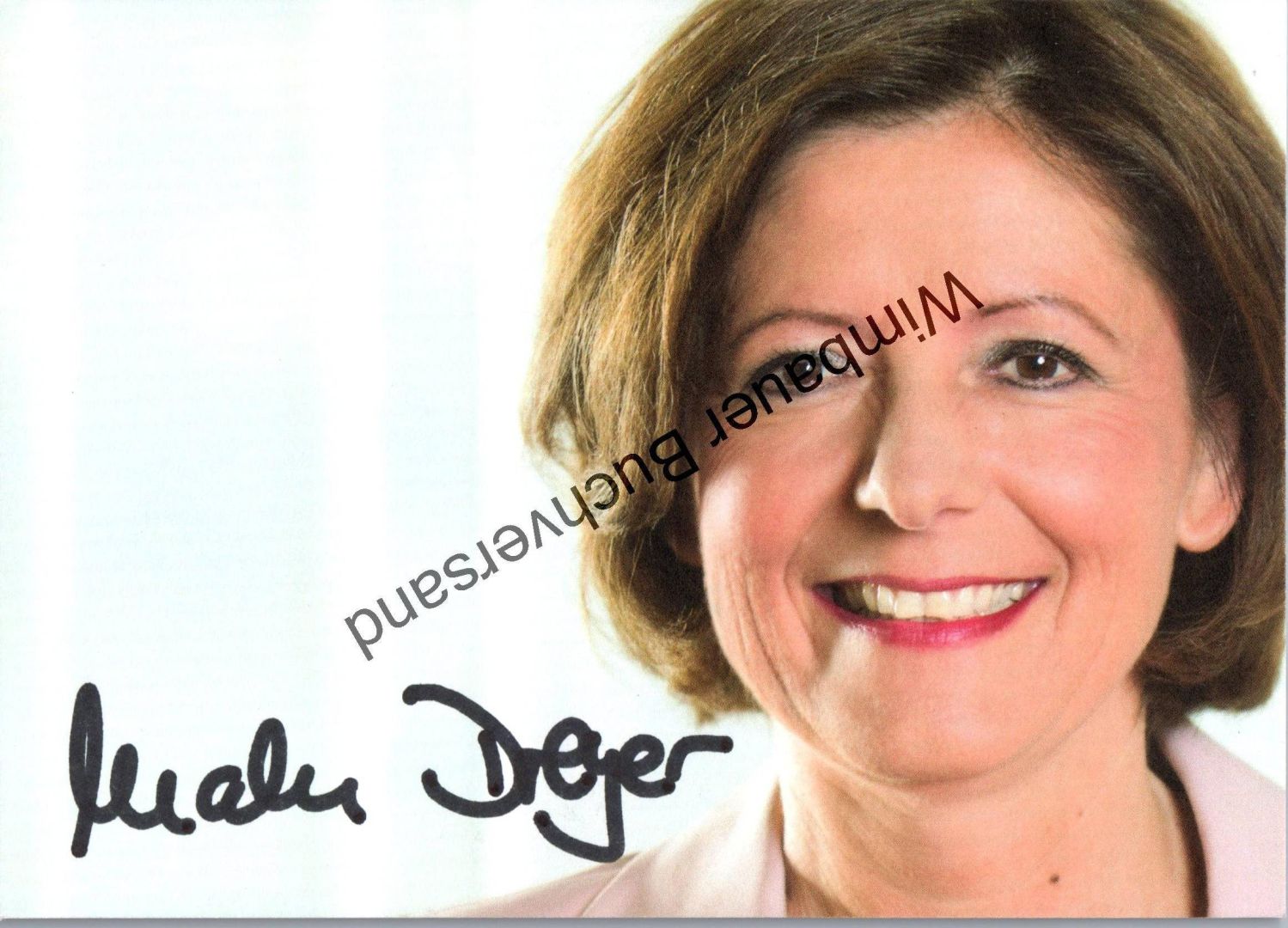 # Autogramm Malu Dreyer Politik MP Ministerpräsidentin Rheinland Pfalz handsign 