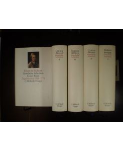Sämtliche Schriften. 1) Tagebücher 1768-1778, 2) Tagebücher 1779-1788, 3) Tagebücher 1789-1798, 4) Lebensgeschichte und vermischte Schriften, 5) Kommentar und Register
