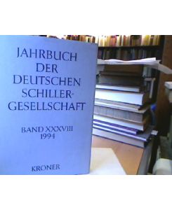 Jahrbuch der Deutschen Schillergesellschaft.