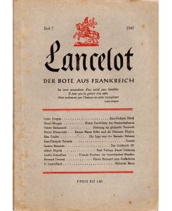 Lancelot. Monatsschrift Heft 7/1947.   - Der Bote aus Frankreich.