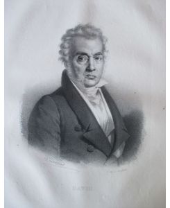 Porträt. Brustbild. Original - Lithographie von Monanteuil bei J. Delpech in Paris, Blattgröße: 47 x 29 cm, um 1820.