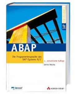 ABAP . Die Programmiersprache des SAP-Systems R/3 mit CD-ROM [Gebundene Ausgabe] Bernd Matzke ABAP Die Programmiersprache des SAP-Systems R / 3 Der schnelle und pragmatische Einstieg in die Programmierung mit ABAP/4 steht im Mittelpunkt dieses Buches. Es berücksichtigt die Neuerungen des Releases 4. 6B der R/3-Software. Nach Einführung in das Entwicklungssystem werden ausführlich und durch Übungen unterstützt die Grundlagen der ABAP/4-Programmierung vorgestellt. Erläutert werden unter anderen ABAP Objects, Programmierschnittstellen und die Hilfsmittel zur Programmierung. Ein eigenes Kapitel widmet sich Tips und Tricks und möglichen Programmierfallen. Eine Kurzreferenz der ABAP/4-Kommandos macht das Buch zu einer wertvollen Arbeitsgrundlage für Programmierer. ABAP . Die Programmiersprache des SAP-Systems R/3 Bernd Matzke Programmiersprache Zusatzinfo Abb. , 1 CD-ROM Sprache deutsch Maße 170 x 240 mm Einbandart gebunden Mathematik Informatik Informatiker Programmiersprachen Programmierwerkzeuge ABAP WirtschaftsInformatik EDV Programmiersprache ISBN-10 3-8273-1960-9 / 3827319609 ISBN-13 978-3-8273-1960-9 / 9783827319609