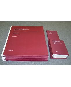 Wortatlas der kontinentalgermanischen Winzerterminologie (WKW).   - Einleitungsband, Kommentarband und 6 Kartenbände (vollständig).