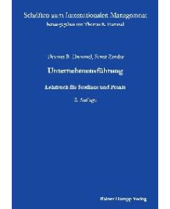 Unternehmensführung: Lehrbuch für Studium und Praxis von Thomas R Hummel (Herausgeber), Ernst Zander (Herausgeber)