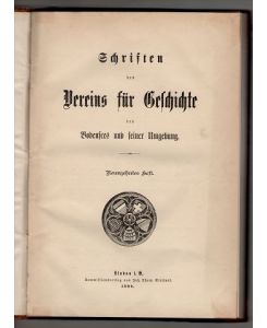Schriften des Vereins für Geschichte des Bodensees und seiner Umgebung (19. ) Neunzehntes Heft 1890.