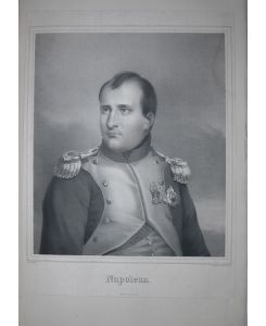 Portrait. Brustbild als General nach halbrechts, Kopf etwas nach links geneigt. Lithographie von (Friedrich) Schuppan.