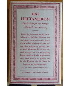 Das Heptameron : Die Erzählungen.   - Margarete Königin von Navarra. Ins Dt. übertr. von Alfred Semerau, Goldmanns Liebhaberausgaben
