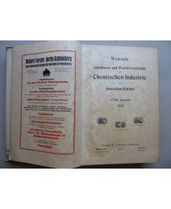 Wenzels Adreßbuch und Warenverzeichnis der Chemischen Industrie des Deutschen Reiches. XVIII. Ausgabe 1935.