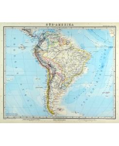 Süd-Amerika. Gesamtkarte.