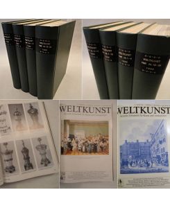 Weltkunst, aktuelle Zeitschrift für Kunst und Antiquitäten Nr. 1 - 24 Januar bis Dezember, 56. Jahrgang 1986 * 4 Bände