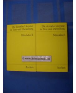 Die deutsche Literatur. Mittelalter I + II (2 Bände komplett).   - Hrsg. von Hans Jürgen Koch