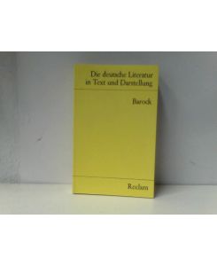 Die deutsche Literatur in Text und Darstellung. Barock.