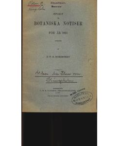 Über die Flora von Kungsholm.   - SEPARAT UR BOTANISKA NOTISE FÖR AR 1913.