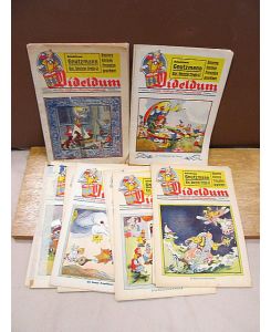 Dideldum. Die lustige Kinderzeitung. Konvolut von 16 Heften des X. Und XI. Jahrgangs 1938 und 1939.