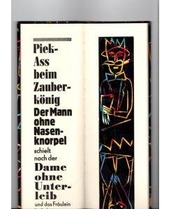 Die Reklame bemächtigt sich des Lebens.   - Farbige Original-Linolschnitte von Peter Rensch.