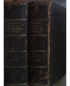 Fasciculi ecclesiastico-literarii (2 Jahrgänge KOMPLETT) - Anni 1841/ 1842 (jeder Jahrgang besteht aus 2 Bänden)