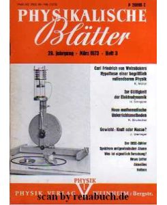 Physikalische Blätter, Heft 3 - 1973