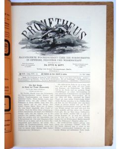 Prometheus. Illustrierte Wochenschrift über die Fortschritte in Gewerbe, Industrie und Wissenschaft. No. 32 + 33, Jg. XIX, 6. und 13. Mai 1908.