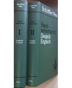 Handwörterbuch (2 Bände KOMPLETT) - Teil I: Englisch - Deutsch/ Teil II: Deutsch Englisch.