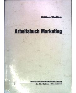 Arbeitsbuch Marketing.