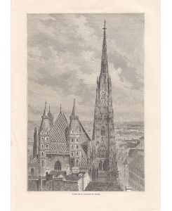 Flèche de la cathédrale de Vienne.