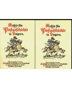 Archiv für Postgeschichte in Bayern (Jahrg. 1985 , Heft I u. II)