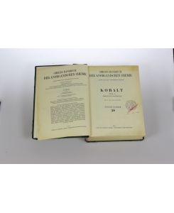 Gmelin Handbuch der Anorganischen Chemie. System Nummer 58: Kobalt. Teil A: Das Element und seine Verbindungen ausschliesslich der Ammine + Ergänzungsband. [2 Bde].
